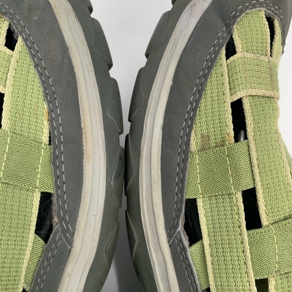 CHACO Paradox Shoe Woven Green Hiking Outdoor 10 - Picture 7 of 9